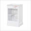 Meuble-lavabo de 20 po avec lavabo, armoire de salle de bain avec porte à fermeture douce, support de rangement et tablette réglable-1646417573