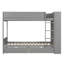 Lit superposé double avec 2 tiroirs et armoire multicouche, gris-112416139-112416138