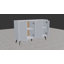 Dune Console Sideboard Geometric Design Wide 123cm-88079541