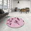 Tapis décoratif multicolore à motif abstrait-357455077
