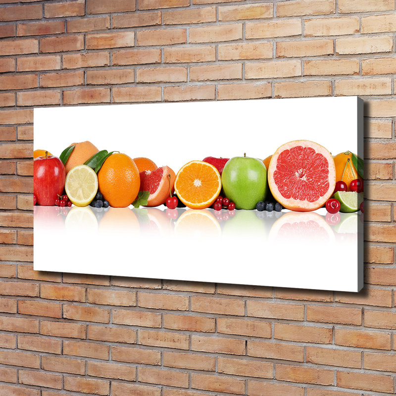 Colourful Fruits - Wrapped Canvas Print