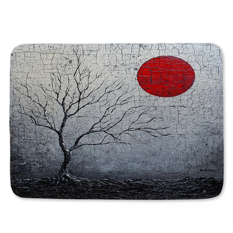 Tapis de bain arbre, L 0,5 po x l 34 po