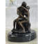 Sculpture de bureau The Kiss par Auguste Rodin