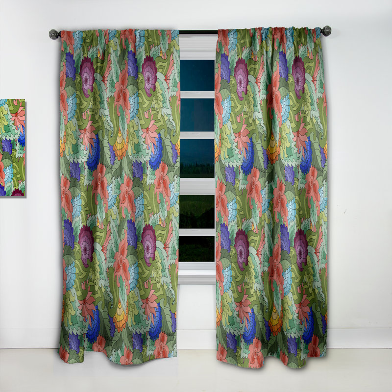 Velvet Blackout Single Curtain Panel, 52" W x 84" L