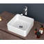 Lavabo de salle de bain vasque carré en céramique 15X15