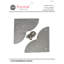 Coins quadrilobe Dritz Home, grand, paquet de 3, nickel