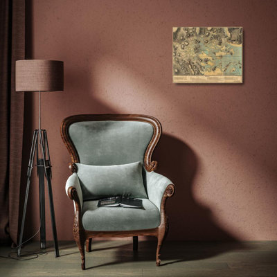 Red Barrel Studio® Vintage Places Gallery Wrapped Canvas Art Titled: Map of Boston during the Revolution 63116