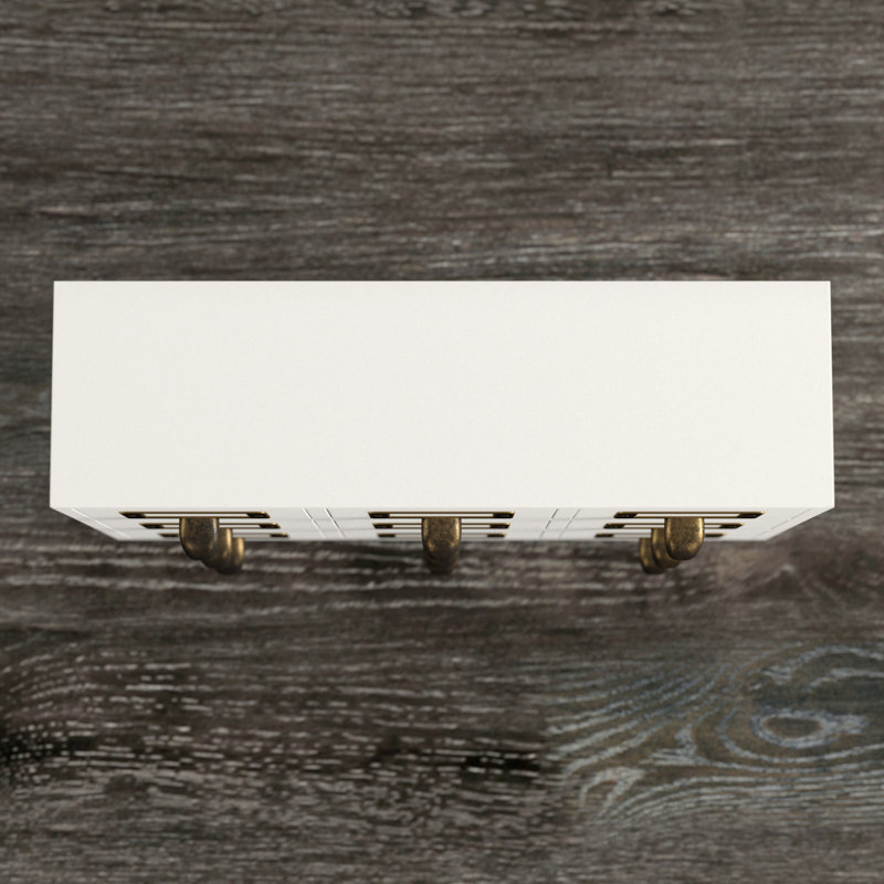 Rhone Metal Desk Organizer, White
