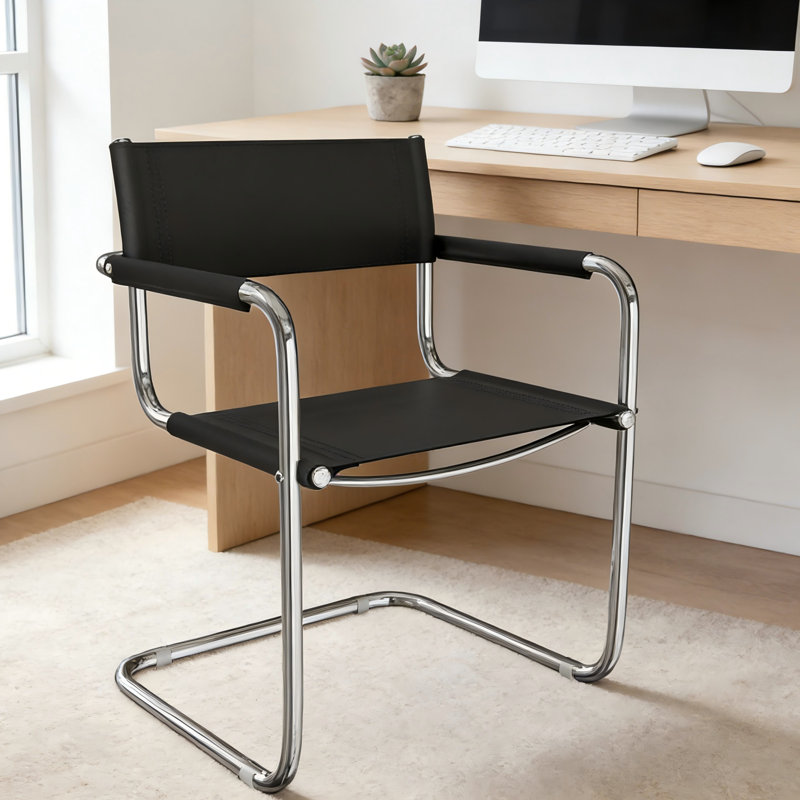 Chaise longue ergonomique en cuir Premium Premium, Noir, noir, noir, noir