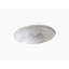 KOHLER Caravan Persia Caxton, ARTIST EDITIONS Oval Undermount Bathroom Sink, Persia