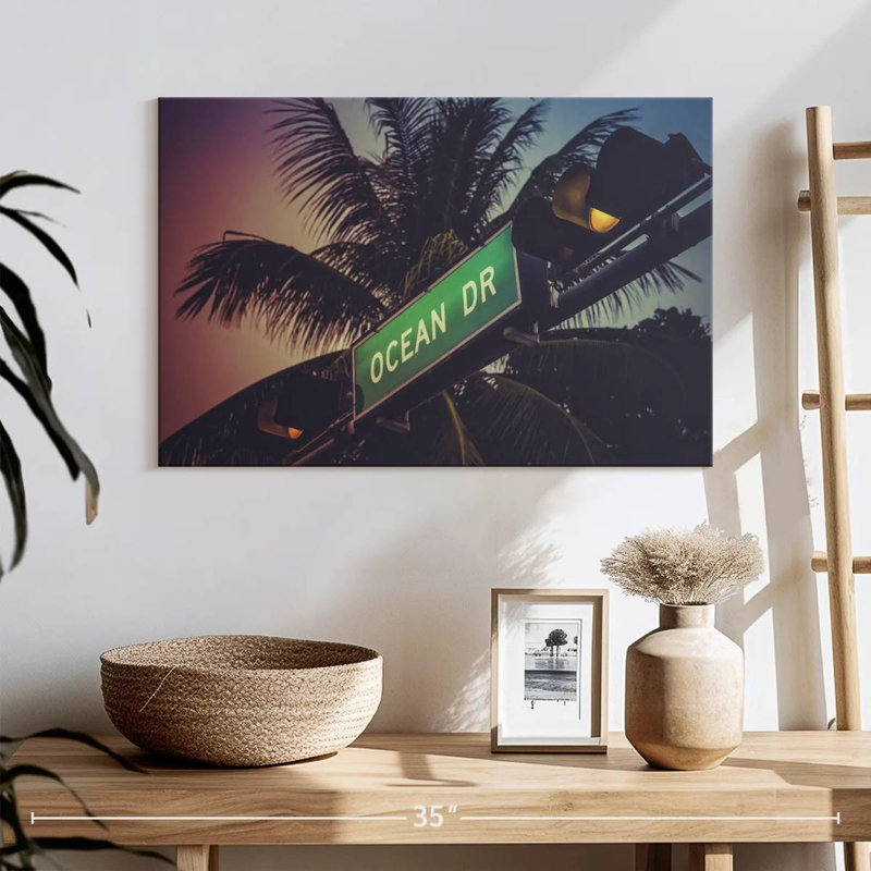 Ravi Miami Ocean Drive, 16" H x 24" W