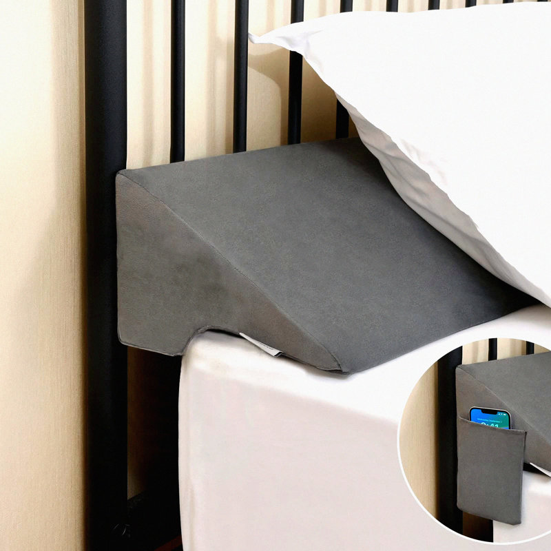GapGuard Pillow - Headboard Gap Filler for Bed Without Headboard. Stop Losing Pillows with this Bed Wedge Pillow. Close the Gap between Mattress and Headboard (0-5").