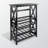 Dickie 24 Bottle Storage Wine Rack in Espresso Finish, 35.53" H X 28.5" W X 13.27" D