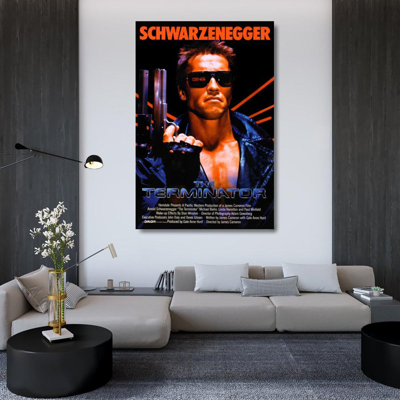 The Terminator, 48" H x 32" W