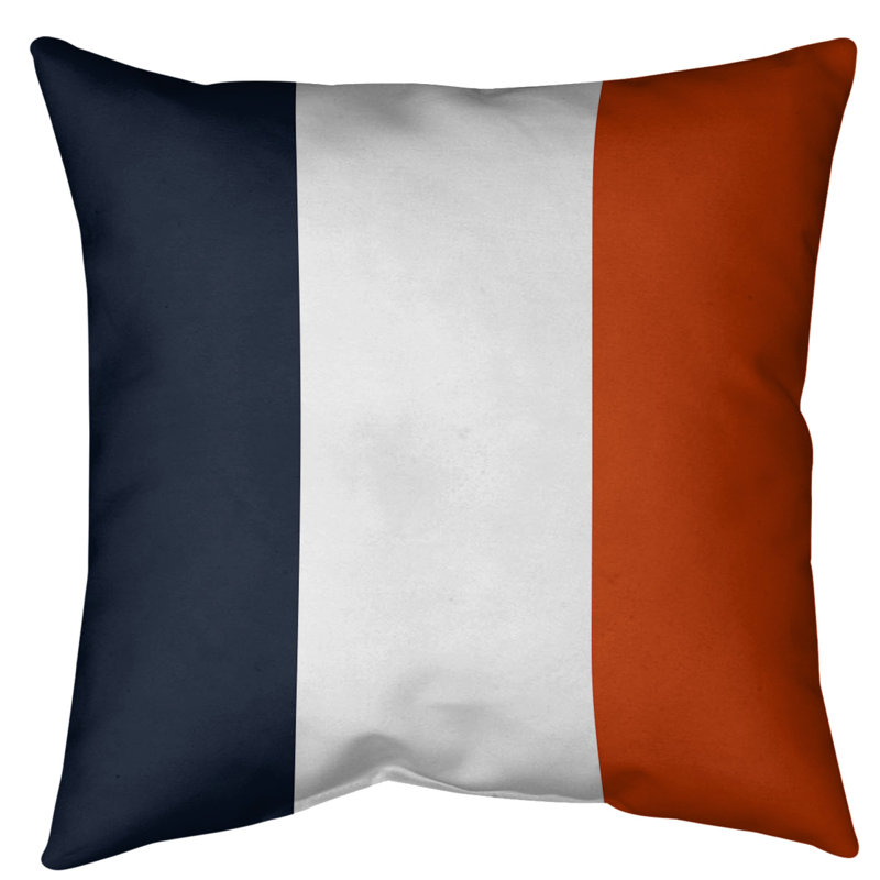 Coussin décoratif, 14 po x 14 po, Duvet synthétique, Blanc