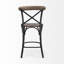 Tabouret supplémentaire en bois massif Borough-50267281-50267283