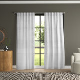 Solano Linen Semi Sheer Curtain Single Panel
