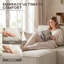 Canapé avec chaises doubles, canapé modulaire en U, beige-52456726