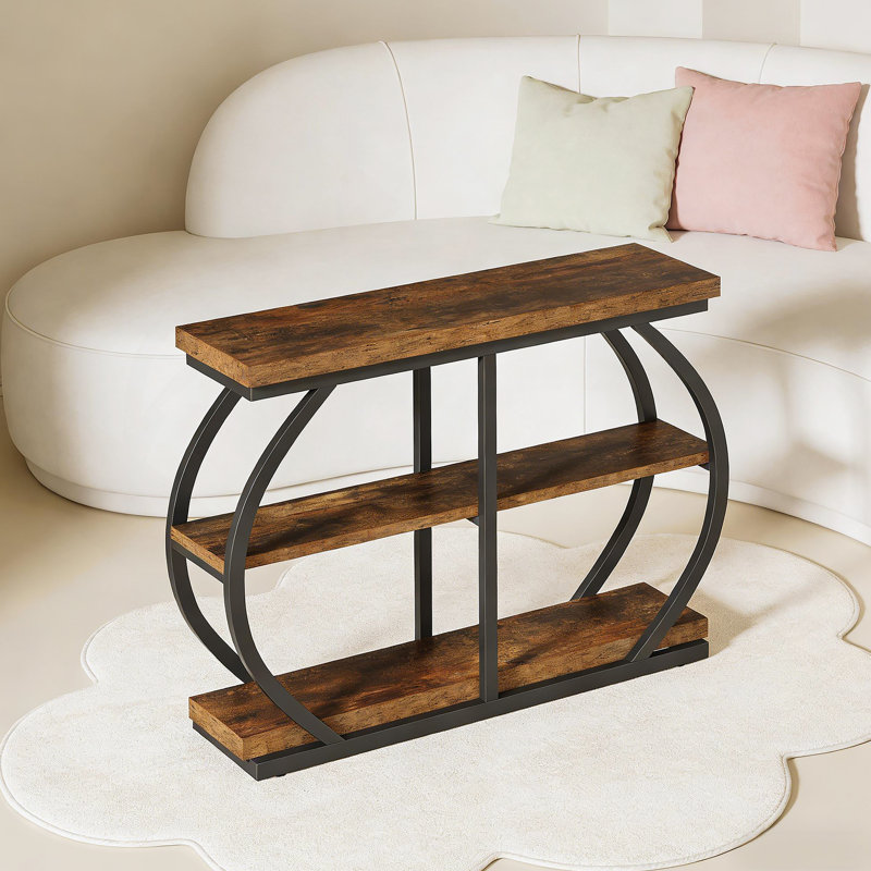 Grande table de rangement pour hall d'entrée et console