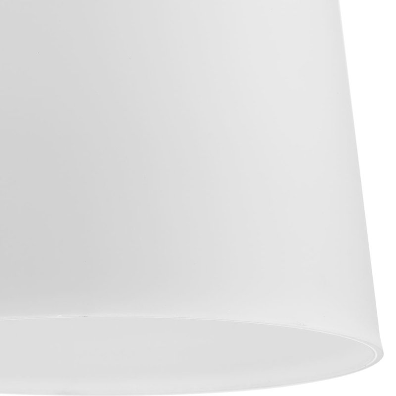 Luminaire suspendu cylindrique à 1 lumière Rozenn, Noir mat, H 18,87 po x l 10,5 po x P 10,5 po