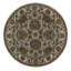 Hand-Knotted High-Quality Light Blue and Ivory Round Area Rug