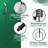 Citronella Torches for Outside Set of 6, White 16 Oz Outdoor Garden Torches with 3-Prong Grounded Stake
