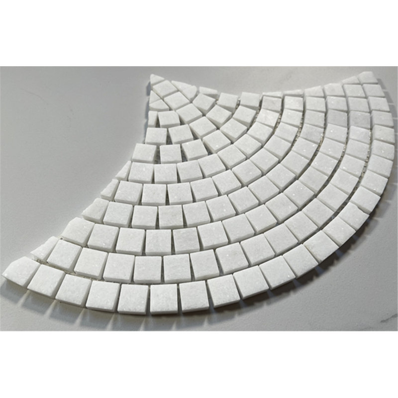 13" x 7" Marble Mosaic Sheet Subway Wall & Floor Tile