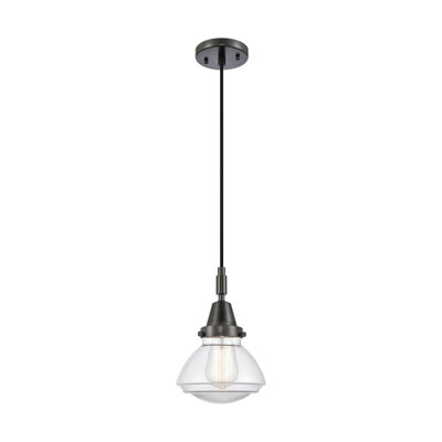 Olean - Mini-luminaire suspendu à cordon 1 lumière 7 po