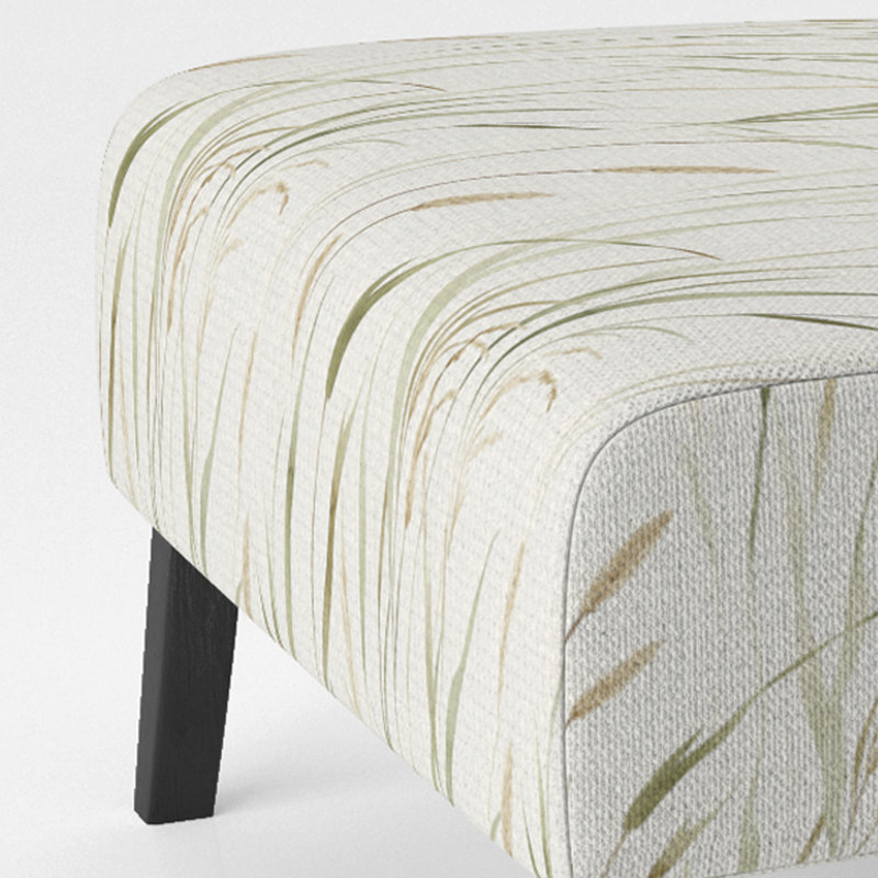 Fauteuil de chambre Floral, Pantoufle sans accoudoirs