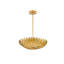 Lustre 5 lumières feuille d'or Eclectic-1472353007-1472353006