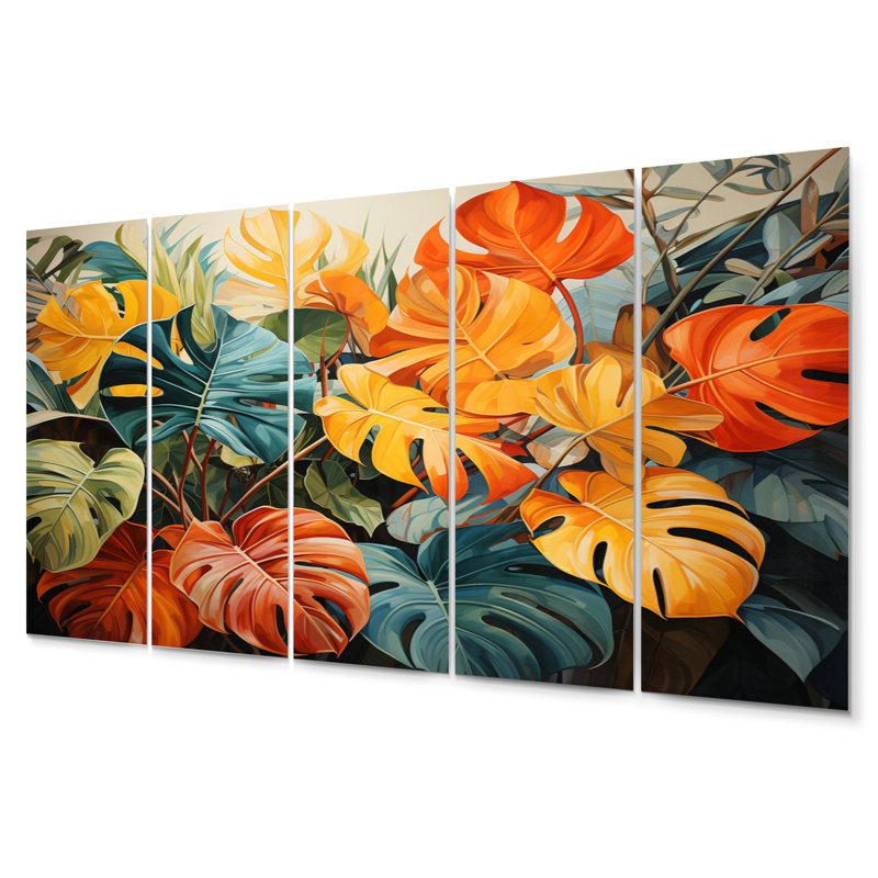Ensemble de 5 décorations murales