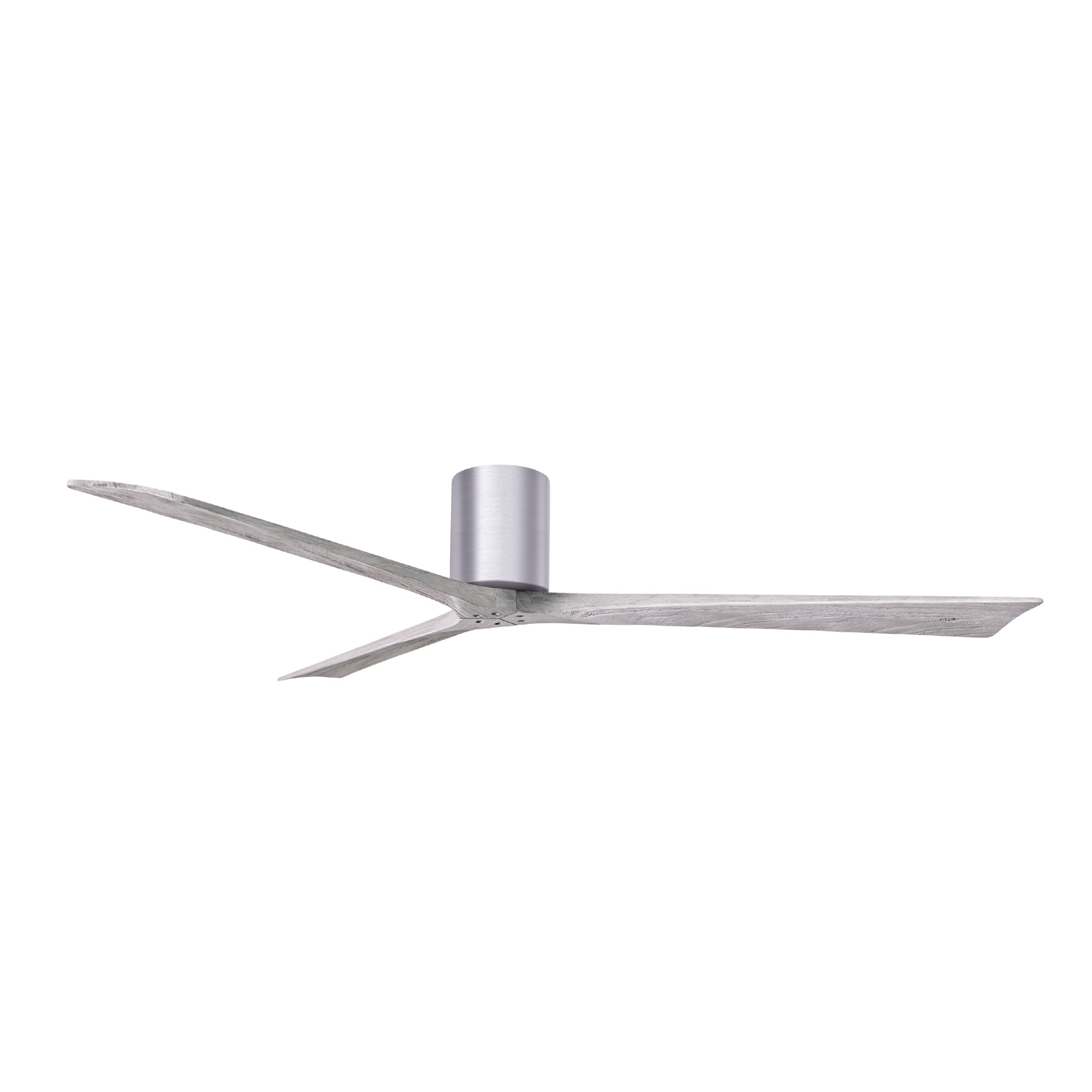 Olivier 3 Blade Ceiling Fan, 72", Barn Wood Tone, Brushed Nickel
