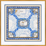 Equitation In Blue Giclee Print by Dana Gibson