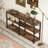3-Tier Console Table Long Foyer Sofa Table with Storage Shelves-1435103069