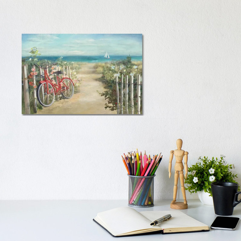 Summer Ride Crop by Danhui Nai - Gallery-Wrapped Canvas Giclée on Canvas, 20.32 cm H x 30.48 cm W, Wrapped Canvas