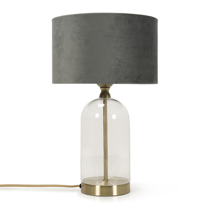 45cm Desk Lamp, Gold, Grey