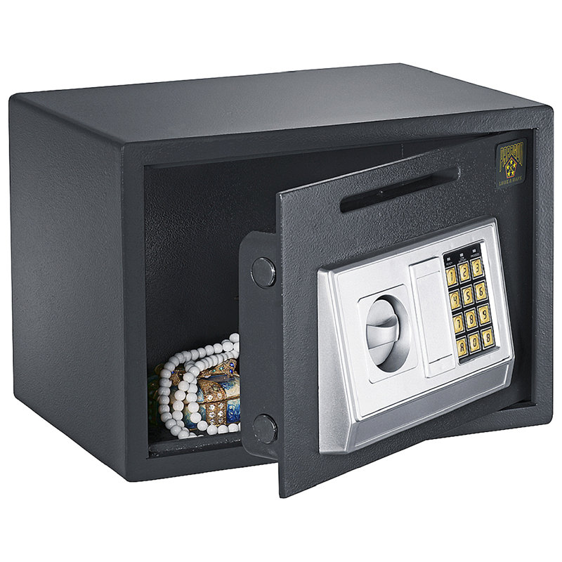 Drop Safe Electronic Safe Deposit Box with Keypad and 2 Manual Override Keys Deposit