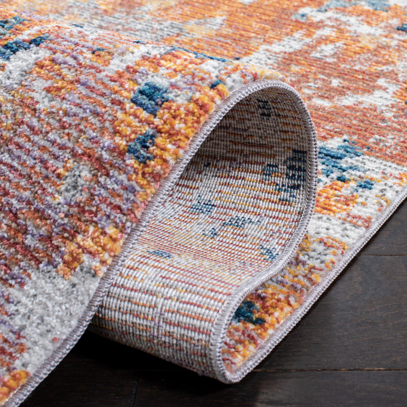 Weiser Performance Abstract Rug, Square 6'3"