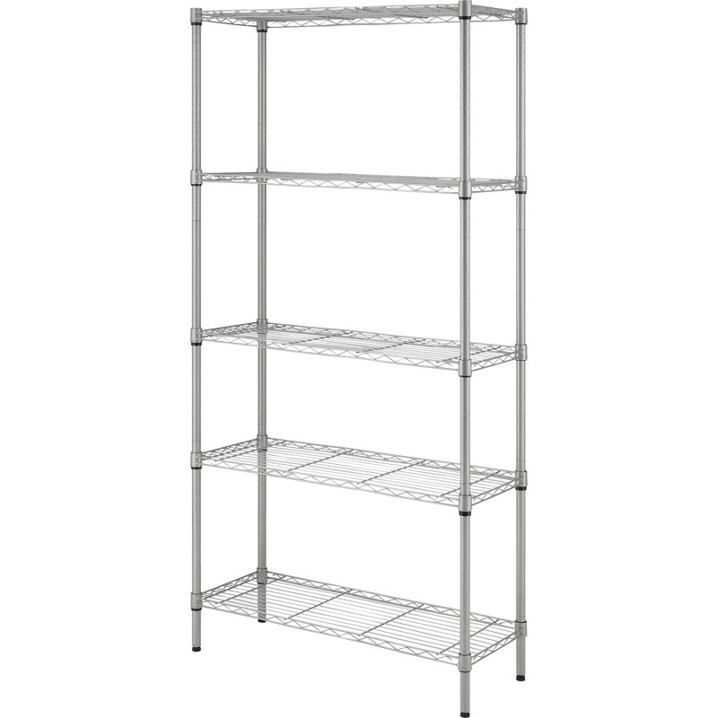 36'' W Steel Height -Adjustable Shelving Unit
