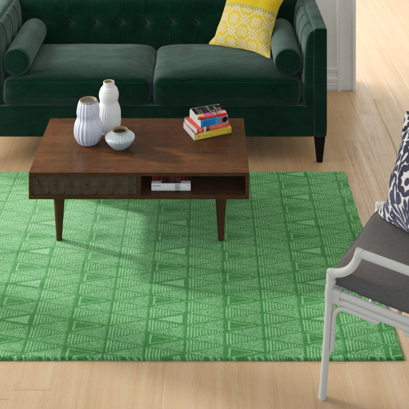 Jordao Geometric Indoor Rug, Rectangle 5' x 7'
