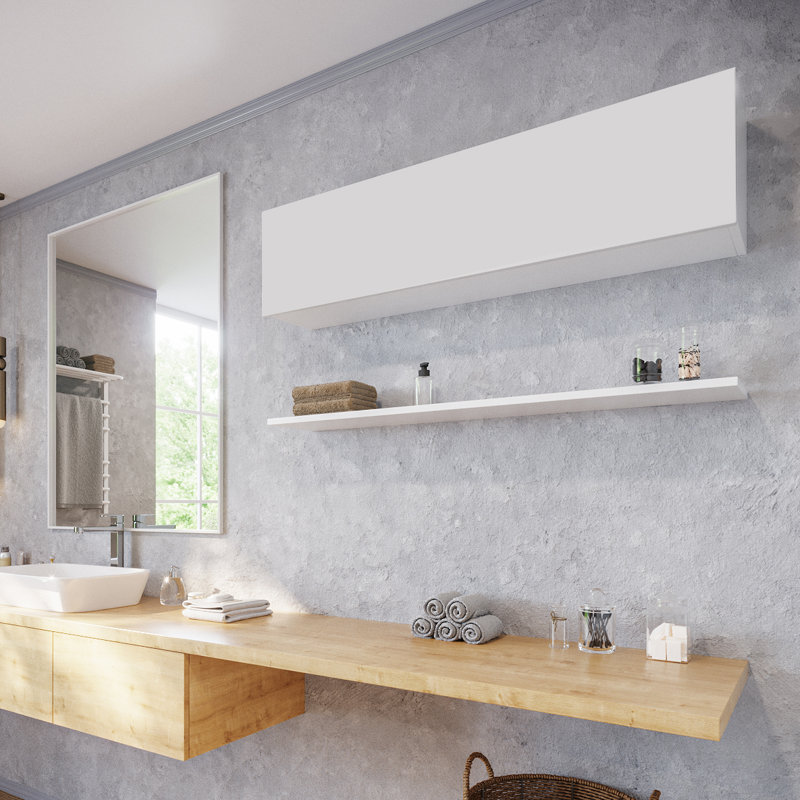Blake-Lee Bathroom Cabinet, Matte White