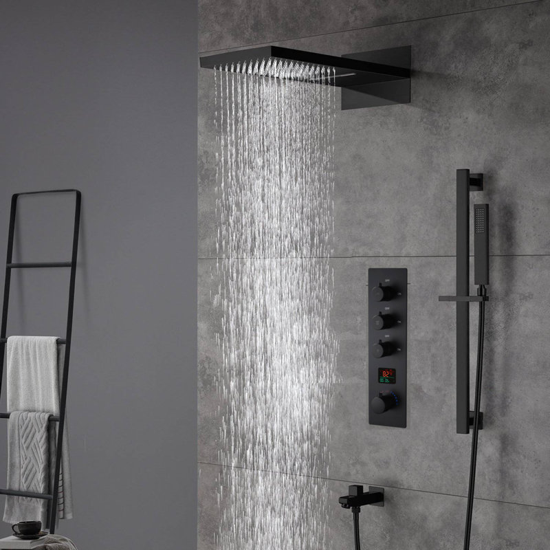 Complete Shower System with Rough in-Valve