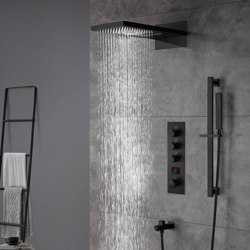 Complete Shower System with Rough-in Valve
