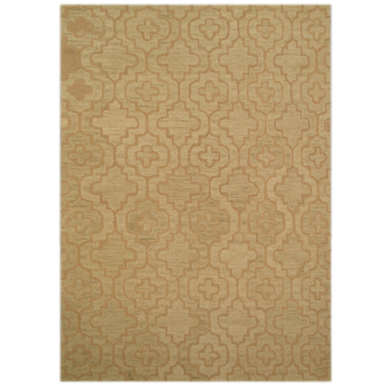 Rectangle 160 cm x 230 cm Geometric Hand Woven Area Rug
