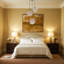 Amber-coloured Three-head Glass Chandelier - Adjustable Length / E26 Base / Wall Switch