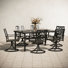 Ensemble de salle à manger rectangulaire pour 6 personnes 64 po Alyah