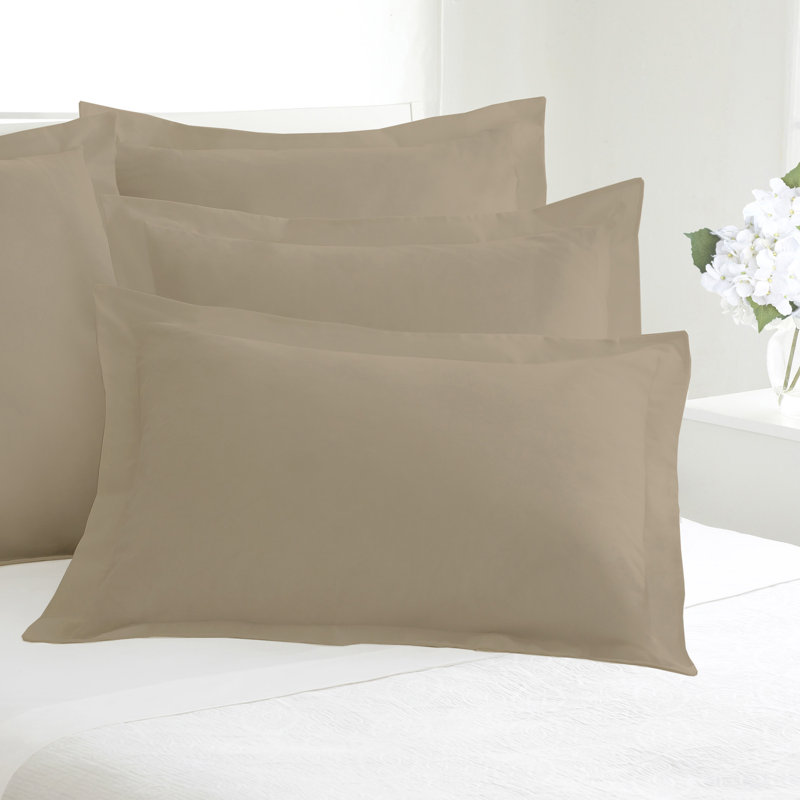 Cotton Sham Set, Mocha