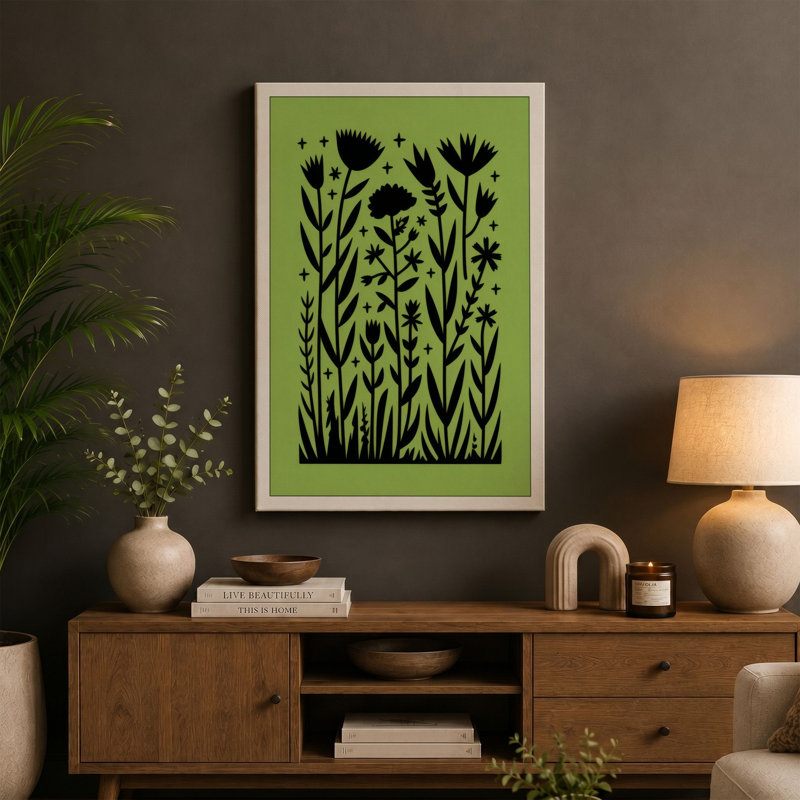 Print, 18x12 - 45.7 x 30.5 cm, Teal Border
