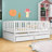 Wooden Daybed with Safety Guardrails and Convertible Split Design-720092948-720092947