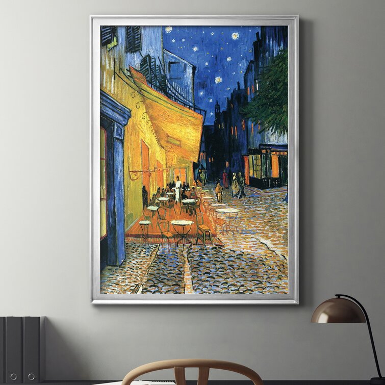 The Cafe Terrace - Picture Frame Print on Canvas